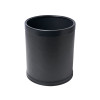 Corby of Windsor Highland PU Leather Double Layer Bin 9 Litre (H26 x W23 x D23cm) - Black