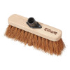 Wooden Broom Head with Soft Fibres and Handle (H120 x W25 x D7cm) - Wood