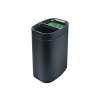 Corby of Windsor Newport Dual Recycling Bin 6+6 Litre (H36.5 x W19.2 x D27.2cm) (Box of 6) - Black