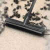 Addis Rubber Broom Head and Handle (H76 x W33.5 x D7.5cm) - Grey