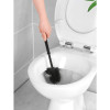 Beldray Antibac Plastic & Silicone Bristle Open Toilet Brush Set - Black