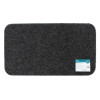 Polypropylene Ribbed Scraper Doormat  (H1 x W70 x D40cm) - Charcoal