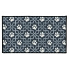 Lattice Paws Soft Fibre with Latex Backing Pet Doormat  (H1 x W70 x D40cm) - Grey/Black