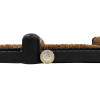 Coir Bristles with Rubber Base Boot Scraper Mat (H3 x W35 x D30cm) - Natural