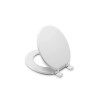 Croydex Buttermere White 'Sit Tight' Oval Toilet Seat