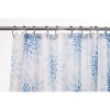 Croydex Polyester Blue Splash Shower Curtain 180cm (H180 x W180 x D0.4cm)
