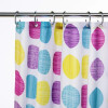 Croydex Polyester Textured Dot Shower Curtain 180cm (H180 x W180 x D0.4cm)