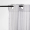 Croydex Polyester Stripe Hook ‘n’ Hang Shower Curtain 180 x 180cm (H180 x W180 x D0.4cm)
