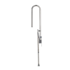 Croydex Fold Away Hand Rail with Drop Down Leg - Stainless Steel