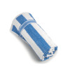 Light Blue Striped VAT Dyed Pool Towel 90 x 150cm