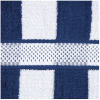 Navy Blue Striped VAT Dyed Pool Towel 90 x 150cm