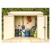 SafeStor Shed 6ft x 3ft in Cream - Stillage of 3