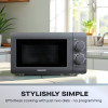 Daewoo Microwave 800w | 20 Litre (H25.7 x W45 x D32cm) - Grey
