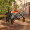 Vonhaus Folding Trolley 120 Litre (H68-104 x W49 x D99cm)
