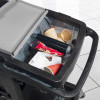 Numatic VersaCare Eco-Matic Trolley with Single Waste Bin, Shelf Storage, Top Storage Tray and Front Storage Unit