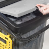 Numatic VersaCare Eco-Matic Trolley with Single Waste Bin, Shelf Storage, Top Storage Tray and Front Storage Unit
