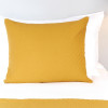 Regency Waffle Cushion - Ochre