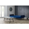 Afina Blue Velvet Fabric Sofa Bed  (D92 x W209 x H83)