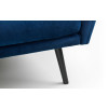 Afina Blue Velvet Fabric Sofa Bed  (D92 x W209 x H83)