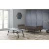 Afina Grey Velvet Fabirc Sofa Bed (D92 x W209 x H83)