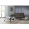 Afina Grey Velvet Fabirc Sofa Bed (D92 x W209 x H83)