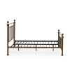 Aurealia Brass Effect Metal Double Bed (H130 x W148 x D204cm)