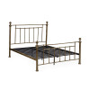 Aurealia Brass Effect Metal King Bed (H130 x W161 x D214cm)