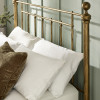 Aurealia Brass Effect Metal King Bed (H130 x W161 x D214cm)