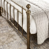 Aurealia Brass Effect Metal King Bed (H130 x W161 x D214cm)