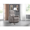 Ava Taupe Chenille Fabric Lift, Rise and Recliner Chair (D88 x W75 x H108)