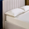 Aylen Cream Faux Linen Upholstered Ottoman Storage Bed Frame - King Size (H110 x W168 x D213cm)