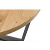 Brooklyn Oak Round Dining Table (D120 x W120 x H76cm)