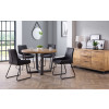 Brooklyn Oak Round Dining Table (D120 x W120 x H76cm)