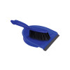 Professional Dust Pan Set with Stiff Fibres  (H10 x W31 x D23cm) (Box of 12) - Blue
