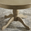 Camille Limed Oak Round to Oval Extending Dining Table (H77 x W145 x D110cm)