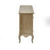 Camille Limed Oak French Style 2 Door 2 Drawer Sideboard  (H78 x W130 x D40cm)