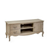 Camille Limed Oak French Style TV Unit  (H60 x W135 x D45cm)