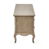 Camille Limed Oak French Style TV Unit  (H60 x W135 x D45cm)