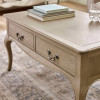 Camille Limed Oak French Style Rectangular Coffee Table  (H50 x W100 x D60cm)
