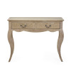 Camille Limed Oak French Console Table  (H80 x W108 x D39cm)