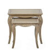 Camille Limed Oak Nest of 2 Tables (H50 x W56 x D38cm)