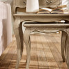 Camille Limed Oak Nest of 2 Tables (H50 x W56 x D38cm)