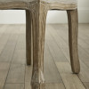 Set of 2 Camille Oatmeal Linen Upholstered Dining Chairs with French Style Legs (H96 x W53 x D61cm)