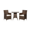 Nevada Rattan 2 Seater Round Set - Brown