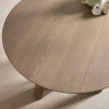 Caravelle Smokey Oak Effect Round Dining Table (H76 x W120 x D120cm)