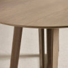 Caravelle Smokey Oak Effect Round Dining Table (H76 x W120 x D120cm)