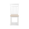 Coast White Finish Dining Chair (D50 x W44 x H94cm)