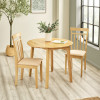 Coast Natural Oak Finish Round Dining Table (H74.5 x W90 x D90cm) (H74.5 x W90 x D90cm)