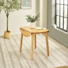 Coast Natural Oak Finish Round Dining Table (H74.5 x W90 x D90cm) (H74.5 x W90 x D90cm)