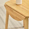 Coast Natural Oak Finish Round Dining Table (H74.5 x W90 x D90cm) (H74.5 x W90 x D90cm)